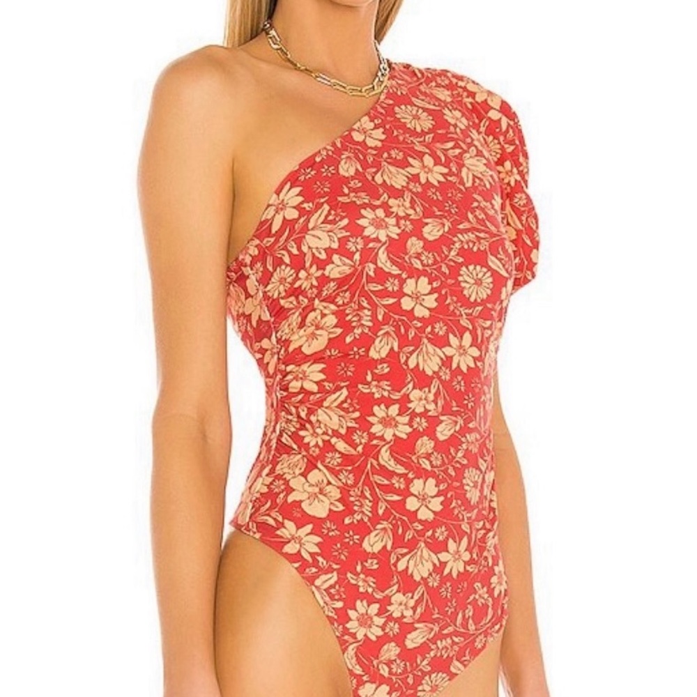 Revolve Red Bodysuit Medium